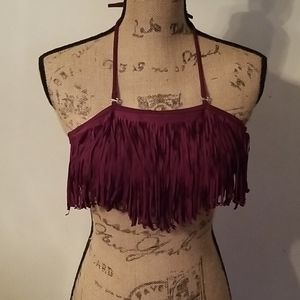 Fringed Bikini Top